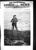 Old Antique Print 1880 Sportsman Landers France Hunting Man Gun Dog Birds 19th