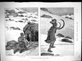 Original Old Antique Print Ibex Shooting India Huntsman Head Animal Sport 1889