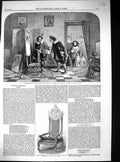 Antique Old Print Vandyke Frank Hals Art 1859 Poet Robert Burns Press Chair
