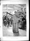 Old 1888 Woman Playing Music Entertainment Audience Forestier Taylor Victorian