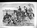 Antique Print 1856 H.R.H. Prince Albert Harriers Hounds Dogs Horses Hunting