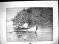 Antique Old Print 1885 Deer Shooting New York Lake America Hunting Zogbaum 19th