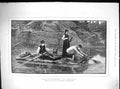 Old Antique Print 1881 Trout Fishing Norway Sport River Boat Nets Ekenaes 19th