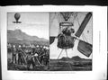 Antique Print 1879 Military Ballooning Method Floating Balloon Car Signals 19th