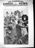 Antique Old Print Derby Horse Racing Sport Spectators 1892 Canton Woodville