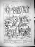 Old 1890 Brown'S Big Salmon Angling Fishing Sport Larkin Comedy Sketc Victorian
