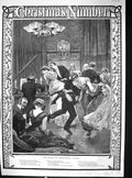 Old Antique Print 1884 Highland Schottische Finale Music Dancing Scotland 19th