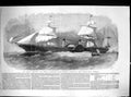 Old 1856 Royal British North American Mail-Packet Company Steam Ship Victorian