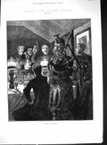 Old Print 1881 War Siers Troops South Africa Eve Departure Scottish Army 19th