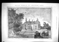 Old Antique Print 1888 English Home Scrivelsby Court Lincolnshire England 19th