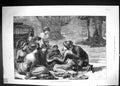 Antique Print 1879 Picnic Scene Burnham Beeches Fortune Teller Palm Reader 19th