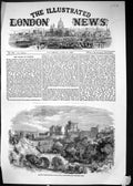 Antique Print 1858 Alnwick Castle Duke Northumberland England River Bridge 19th