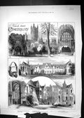 Old 1883 Canterbury Pilgrims Steps Clergy Orphan College Warrior Chap Victorian