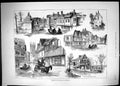 Antique Print Flodds Canterbury Grey Friar'S Mill Postman River Stour 1882 19th