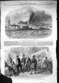 Old Seizure Portraits Count Chambord Paris 1849 Inundation Flodds Riv Victorian