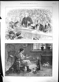 Old Election Scene Mr John Bright Birmingham 1885 Pet Dogs Free Educa Victorian