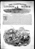 Old 1845 Epsom Horse Racing Derby Day Spectators Leaving Course Sport Victorian