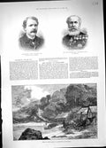 Old 1884 Pressor James Stuart General Lawrence Murder Babbicombe Devo Victorian