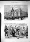 Old Opening Market Hall Southport 1881 Masquerading Folk Entertainmen Victorian