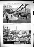 Antique Print 1894 Opening Tower Bridge London Royal Party Procession Yacht