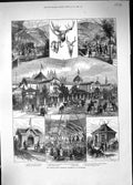 Old 1884 Forestry Exhibition Edinburgh Prince Wales Lord Northbrook B Victorian