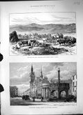 Old 1885 Bolan Pass Road Transport Carts Stores Quetta Castle Street Victorian