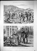 Old 1886 Curtin Family Redvers Buller Ireland Peasantry Potato Crop T Victorian