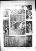 Old 1904 Canonisation Jeanne Darc Corbould Birthplace Domremy Pope Pi 20th