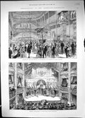 Old 1884 Edinburgh University Reception Lord Provost Museum Science A Victorian