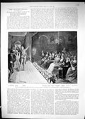 Old 1894 Theatricals Queen Court Balroom Balmoral Beerbohm Tree Balla Victorian