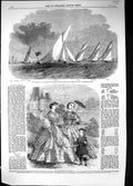 Old 1860 London Yacht Club Coalhouse Surprise Spray Violet Haidee Eug Victorian