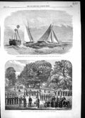 Old 1864 Yacht Race Thought Torpid Nab Light Solent Canada Military S Victorian