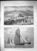 Old 1891 Miranzai Expedition War Saragari Thames Yacht Club Mouse Lig Victorian