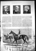 Old 1883 Farr Lord Rokeby John M'Neill Horse Blaise Winner Derby Jock Victorian