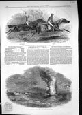 Old Epsom Horse Race Metropolitan Peep-O'Day Boy Fernhill 1849 Christ Victorian