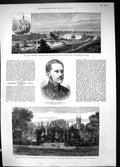 Old 1881 Surgeon-Major Hartley Singleton Abbey Vivian Cemetery Clevel Victorian