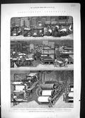 Old 1879 Machinery Ing Illustrated London News Bremner Hoe'S Ingram R Victorian