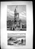 Old 1879 Burns Monument Kilmarnock Memorial Stone Spot Prince Imperia Victorian