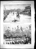 Old 1899 Calcutta Horse Racing Vanitas Lord Curzon Bombay PilkingtonVictorian