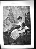 Old Ammoniaphone 1885 M.P. Daughter Addressing Electors Nursery FunVictorian