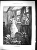 Old Robert Burns Irvine Ayr Dumfries 1896 Just Peep Woman House Windo 19th