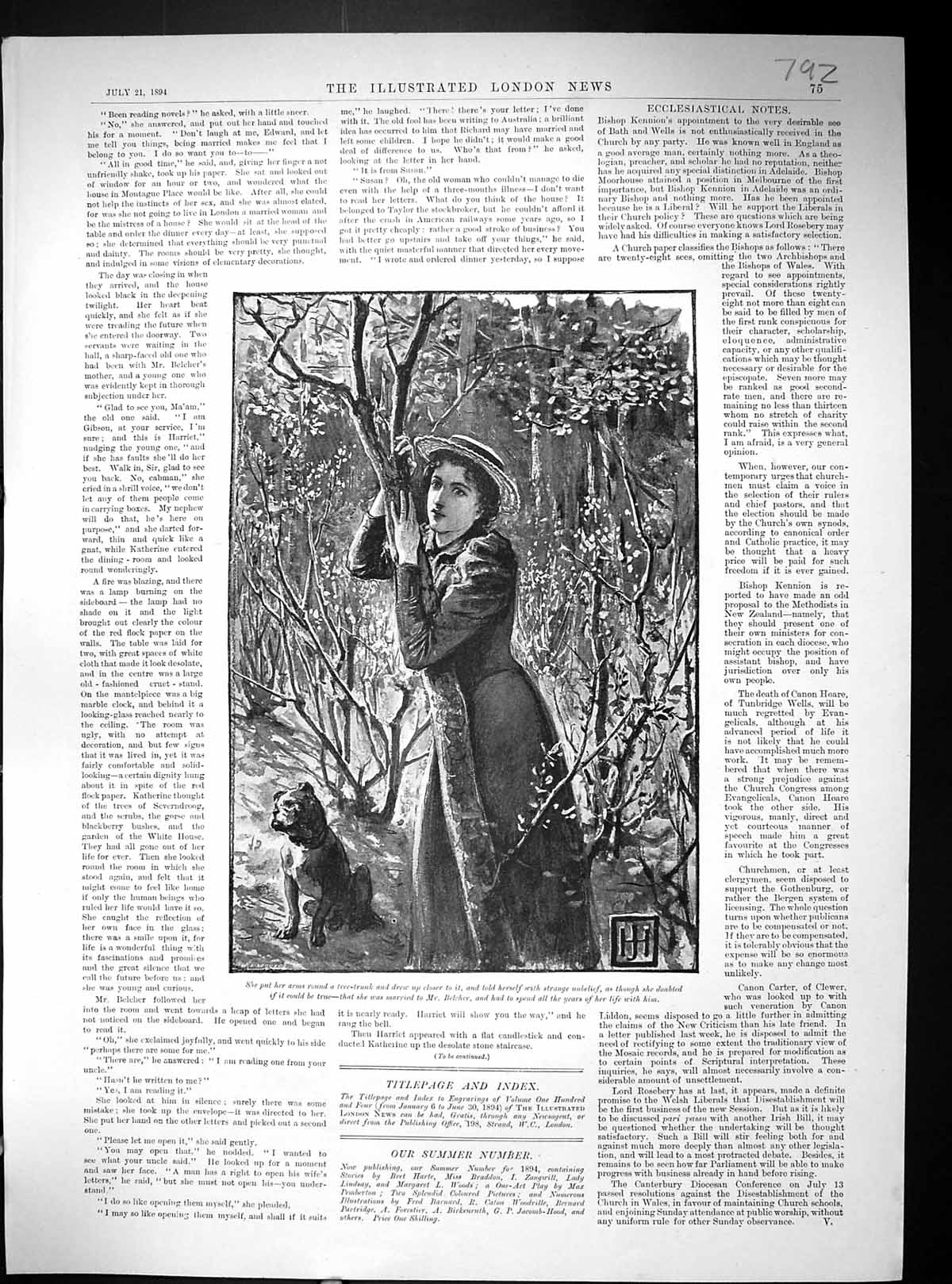 Old Taylor Lund Royal Academy Art Ship Wyllie Moore 1894 Woman Forest 19th
