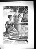 Old 1894 Cupid'S Fountain Lord Denman Peter Esslemont Grave Craik Kes 19th