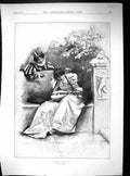 Old 1897 Love'S Melody Music Ladies Fashion Dainty Cape Charming Cost 19th