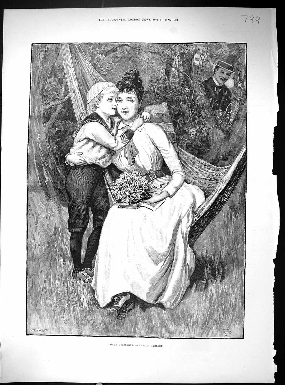 Old 1893 Love'S Messenger Romance Doctors Bruch Mother Convent Americ 19th