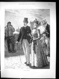 Old 1894 Scene After Church Earl Albemarle Walter Hazell Surgeon-Majo 19th