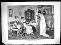 Old 1896 Ladies Preparing Conquest Haigh Wood Lassoing Cattle Argenti 19th