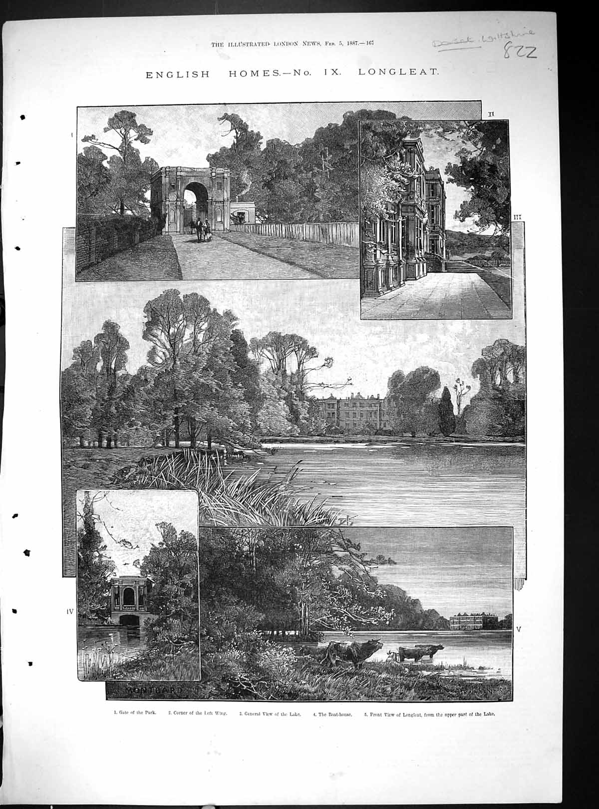 Old 1888 Glastonbury Joseph'S Chapel Fish House Meare Alms-Houses Tra 19th