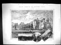 Old 1889 Hawarden Castle England Architecture Entrance Gate Lake Park 19th