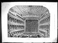 Old 1895 Interior Opera House Passenger Train Man Smoking Reading New 19th